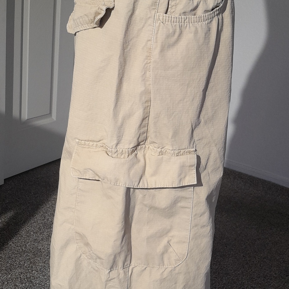 Zara Cream Cargo Maxi Skirt - Picture 7 of 9